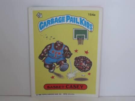 154a Basket CASEY 1986 Topps Garbage Pail Kids Card